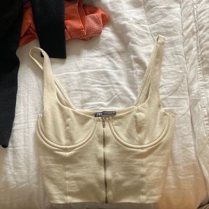 Zara corset top